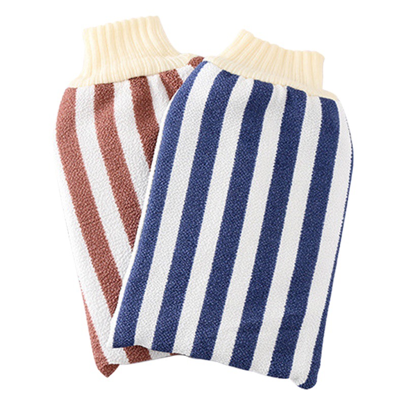 Nuevo color rayado a juego suave piel-amigable Toalla de baño exfoliante barro Toalla de baño al por mayor de fábrica Toalla de baño adulto