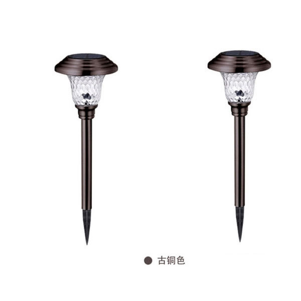 Lámpara cilíndrica solar LED lámpara de césped blanco cálido en forma de tubo largo lámpara de jardín al aire libre iluminación del jardín Parque lámpara de tierra