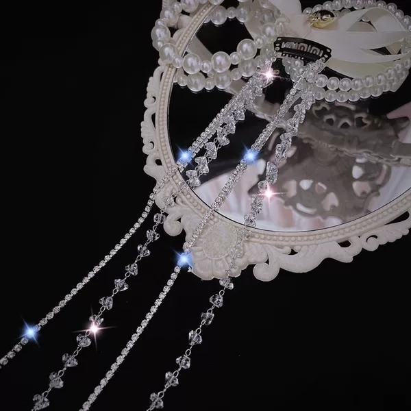 Flash drill with crystal editing chain (one 4 pieces)
