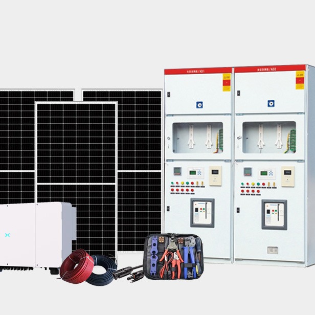 100KW工商业太阳能并网发电系统户外分布式光伏电站屋顶光伏电站