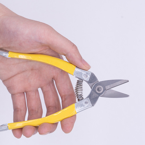 Chinese Yellow Pruning Garden Fruit Branch Shears Garden Tool Grafting Pruning Scissors Stainless Steel Luoding Knife Shears 20 Pieces