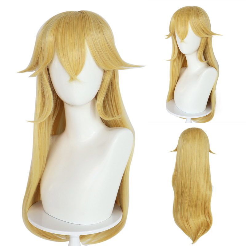 Super Mario Brothers Movie Princess Peach Cosplay Wig Shein Amazon Exclusive Cross-Border Supply Super Mario Brothers Movie Princess Peach Cosplay Wig Shein Amazon Exclusive Cross-Border Supply
