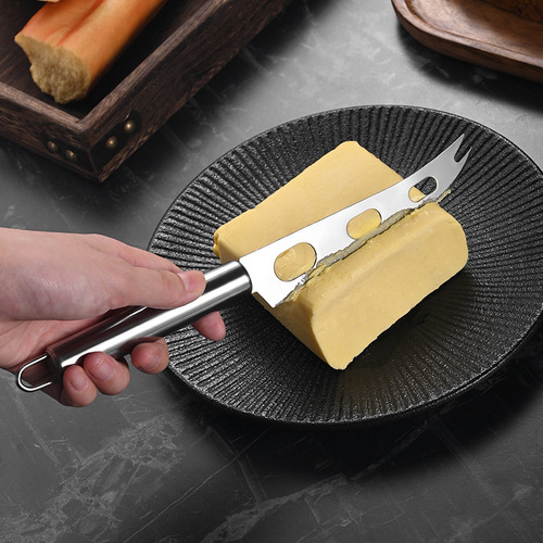 Six-piece stainless steel cheese knife set, creative butter cheese knife, cheese knife, cheese slicer, baking tool