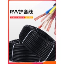 充電樁電源線rvv2芯軟電纜防水線電源線戶外防凍護套線其他有泉