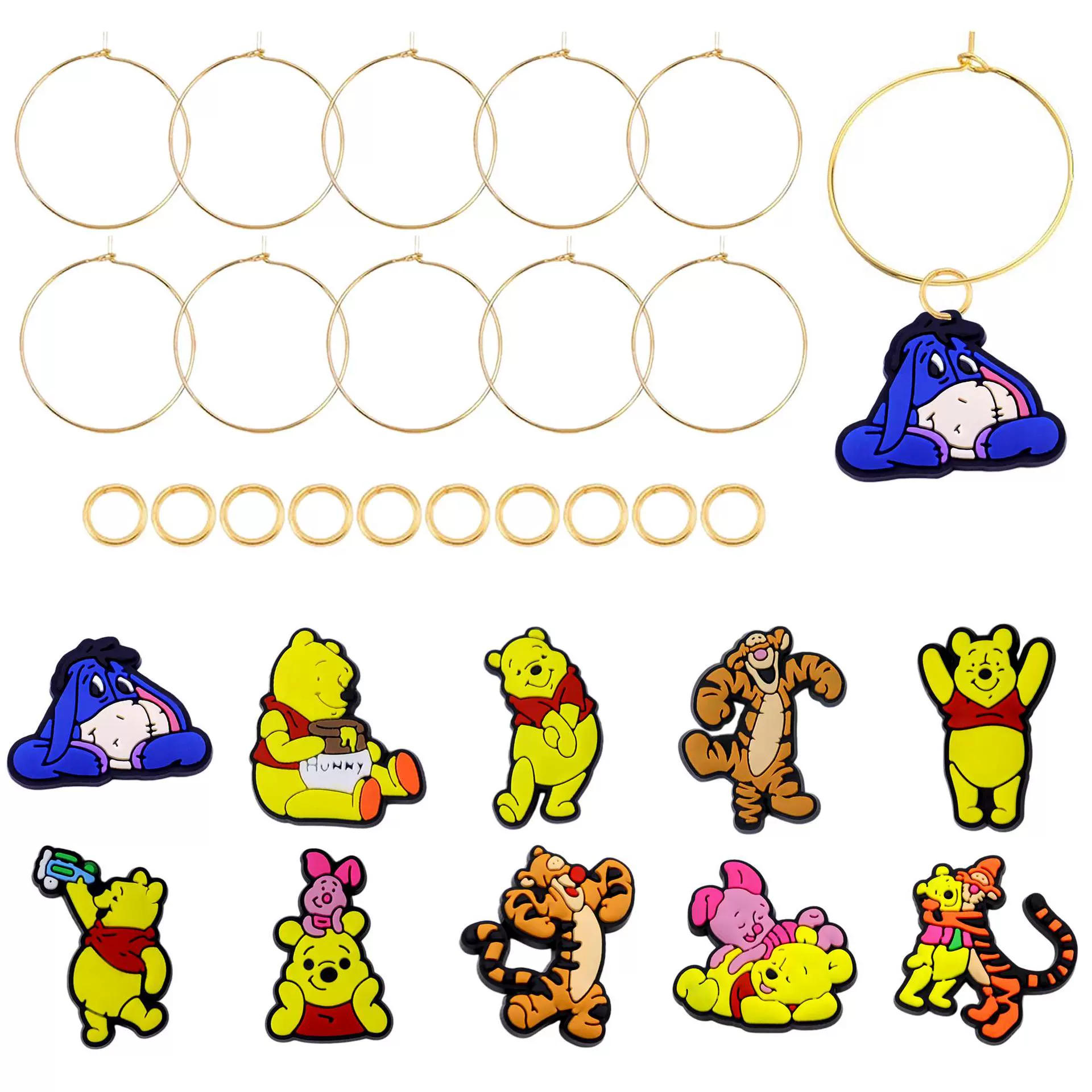 Винни Пух AliExpress украшение для вечеринки вечерние подвеска в виде бокала для вина подвеска в виде чашки для воды