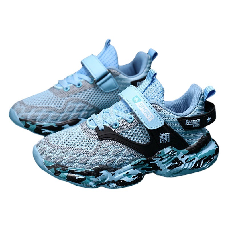 Zapatillas Tejidas de Suela Suave para Niños Transpirables Antideslizantes para Múltiples Superficies