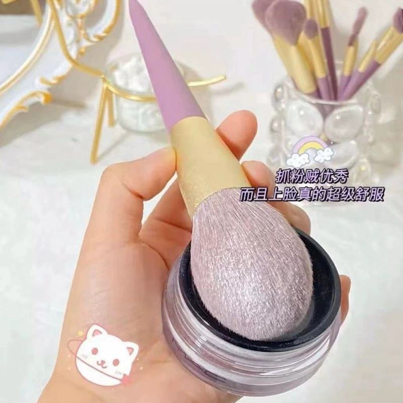 Набор кисточек для concealer мягкий — полный набор кистей для макияжа, несколько цветов, 9–13 шт с косметичкой