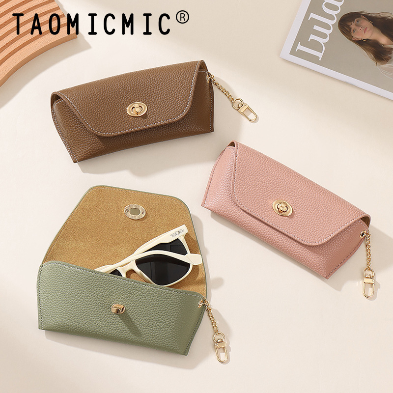 Korean-Style Fashionable Contact Lens Storage Box, Large-Capacity Flip-Top Sunglasses Gift Set, Can Hold Swimming Goggles