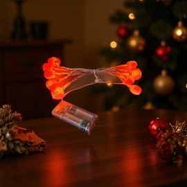 LED滴塑挂件灯串背景圣诞节日灯彩灯串ins婚礼地毯氛围装饰小彩灯