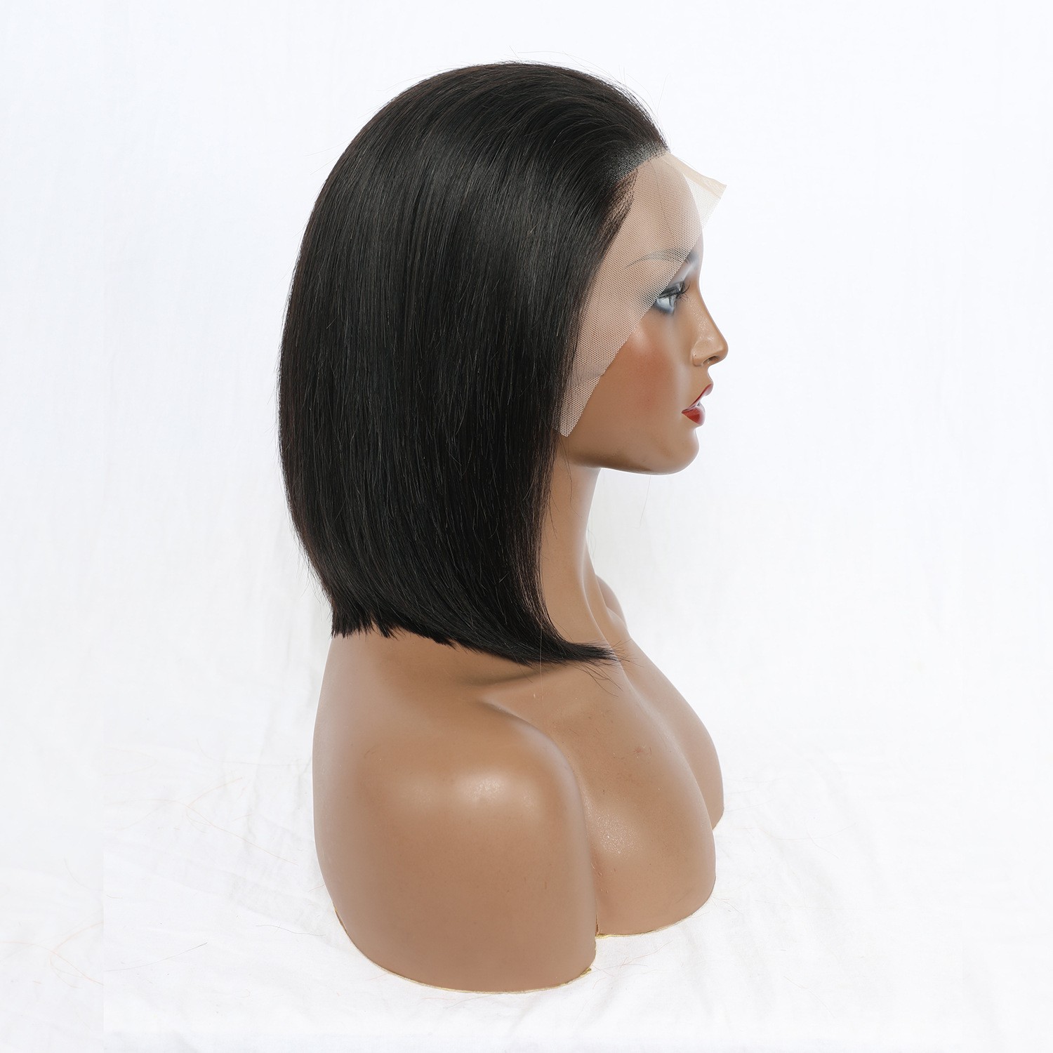 Wholesale of European and American real hair wigs 13 * 4 front lace wig headbands straight human hair wigs