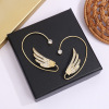 Fashionable design ear clips, earrings, European style, trend of season, light luxury style, no pierced ears, wholesale