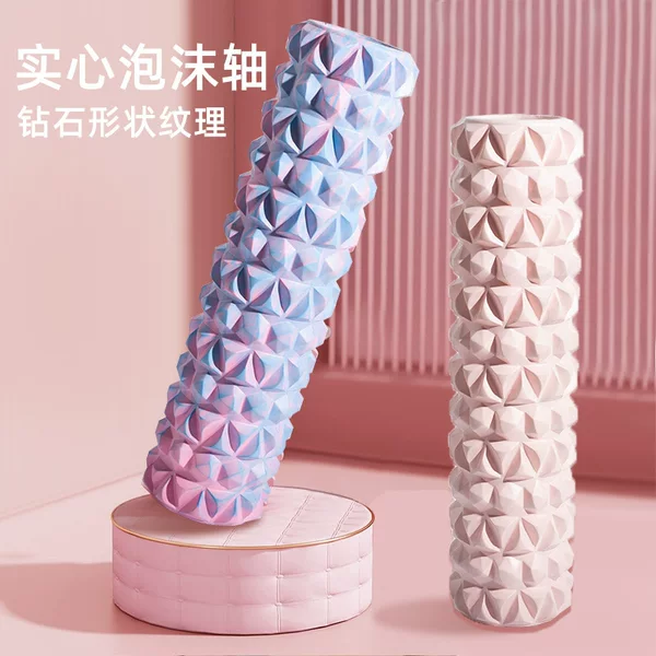 Camouflage Foam Roller Muscle Relaxation Roller Solid Long Yoga Column Massage Stick Fitness Leg Massage Stick