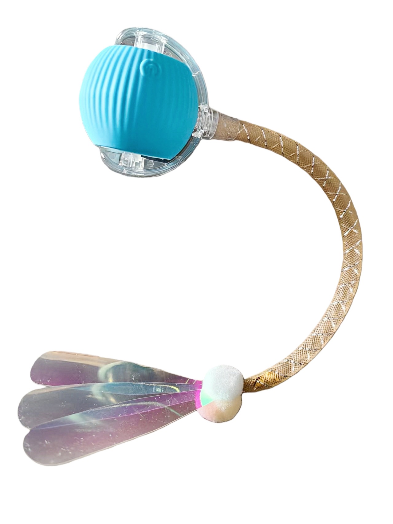 잠자리 꼬리 재미 있은 고양이 공 블루