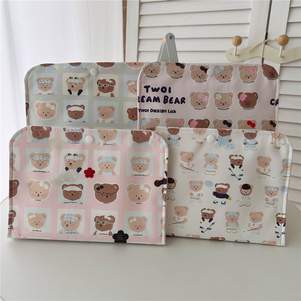New Handmade Niche Sweet and Cute Star Folder Bag Longchamp Bag Insert Bag Travel Cosmetics Storage Bag