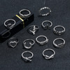 Cartoon silver ring, summer set hip-hop style, accessory, European style, season 2021, wholesale