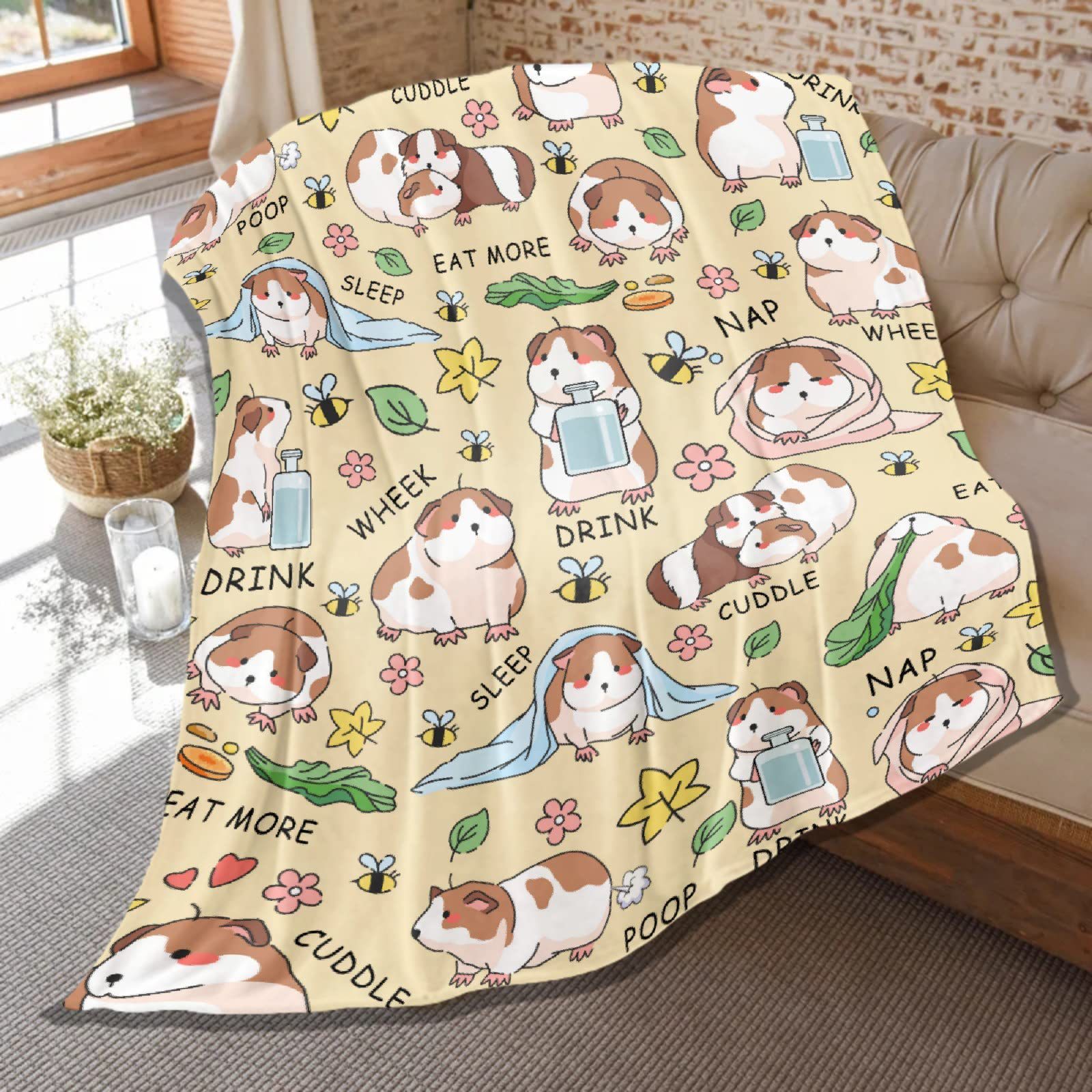 Cute children's soft flannel duvet