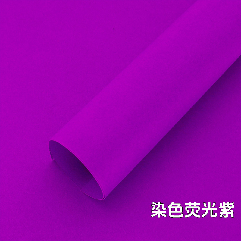Morado fluorescente teñido
