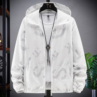 Sun Protection Clothing Men's Thin Youth Summer Boy Jacket Sports Student Trendy Summer Clothing Sun Protection Clothing Breathable Outerwear