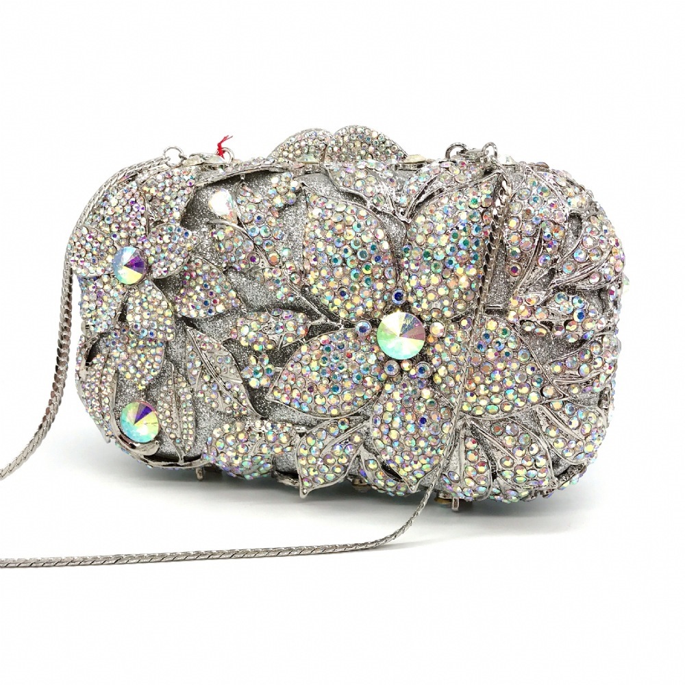 Bolsa de banquete de damas europeas y estadounidenses transfronterizas Bolsa de diamantes Bolsa de cena Bolsa de diamantes Bolsa de diamantes Bolsa de ropa de noche