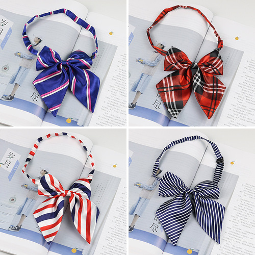 jk uniform bow tie Korean style ladies business front desk bank stewardess hotel hotel professional shirt bow tie flower