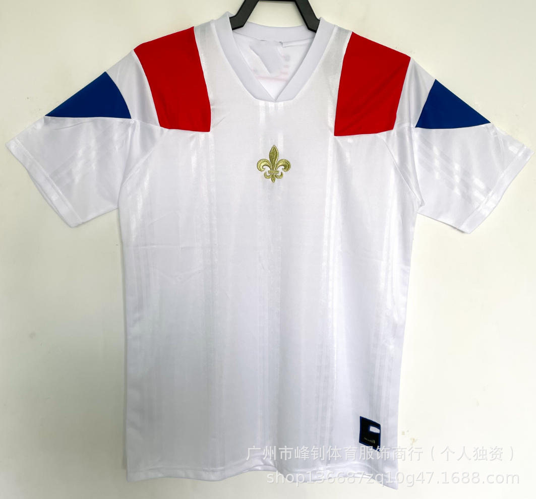Sporting CP Retro Home Fleur De Lis Jersey White