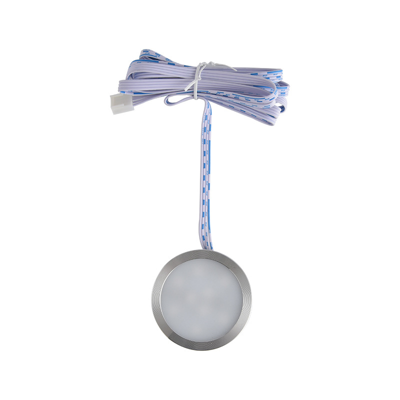 Traje al por mayor RGB luz del Gabinete LED gabinete luz redonda LED armario luz control remoto lámparas suministro transfronterizo e-commerce