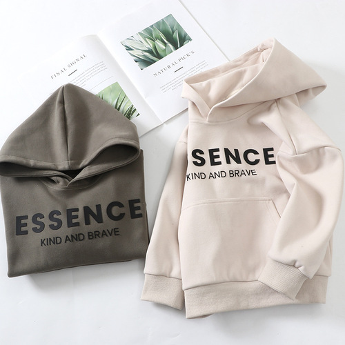 Youth Hoodie Spring and Autumn New Korean Style Trendy Kids Hooded Sweatshirt for Boys and Girls Middle Size Outerwear T-shirt New Arrival