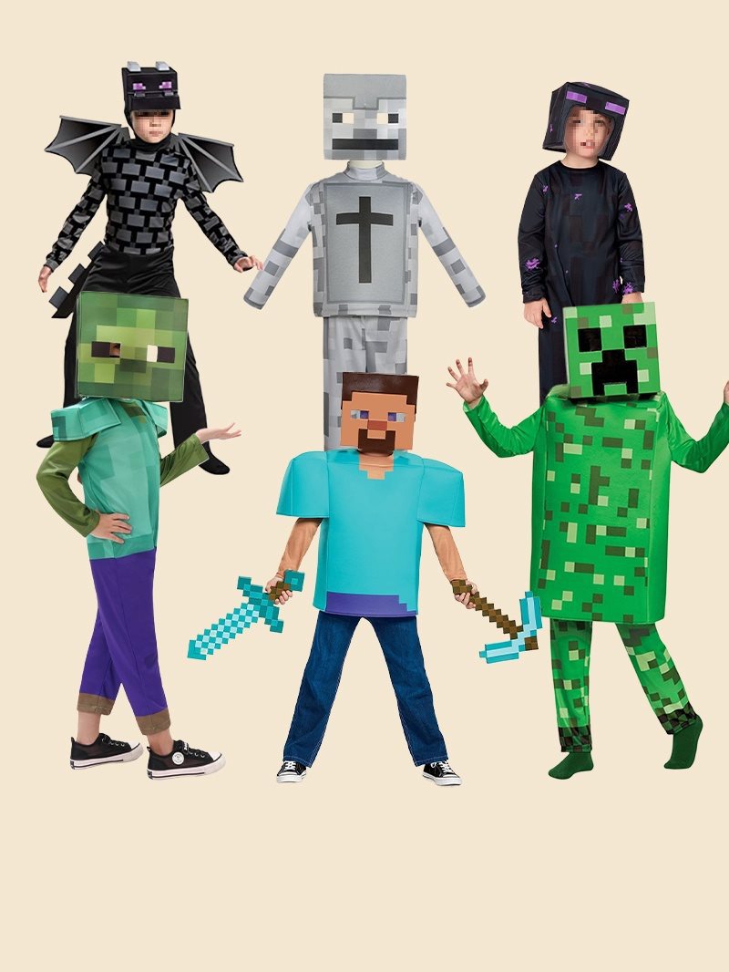 万圣节Minecraft游戏扮演服装大电影怪物cos漫展演出服装