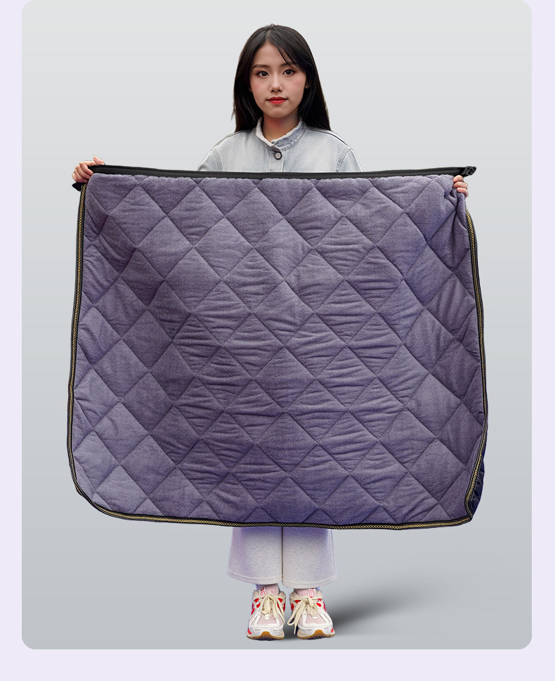 Electric Vehicle Windproof Skirt Apron-Style Windproof Quilt Thickeneded and Warm Winter Outdoor Cycling Supplies Leggings to Keep Warm and Windproof