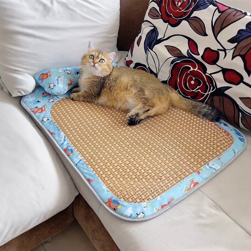猫ベッドスリーピングクーラーマット夏アイスマットペットマット犬マット冷却アーティファクトユニバーサルオールシーズン 2025 新しいスタイル|undefined