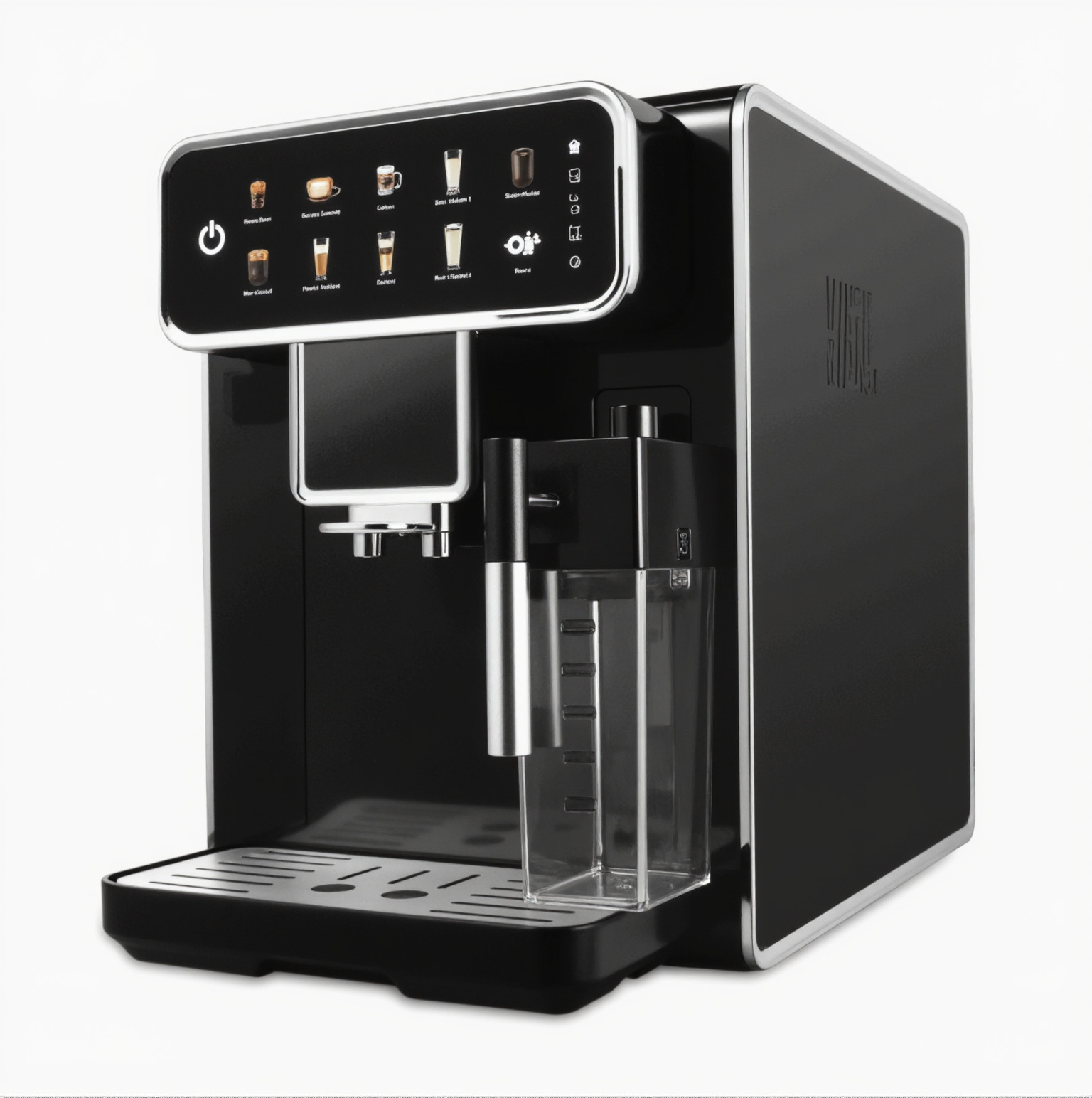 Cafetera Tres en Uno Totalmente Automática con Molinillo de Granos y Espumador de Leche, Cafetera Espresso de Grano a Taza