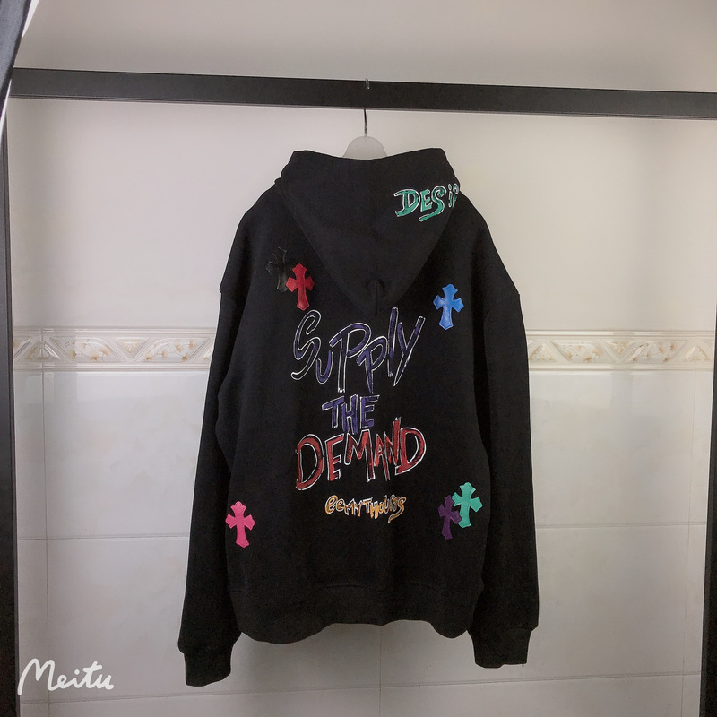新款高品质印花欧美街头男女连帽卫衣工厂|undefined