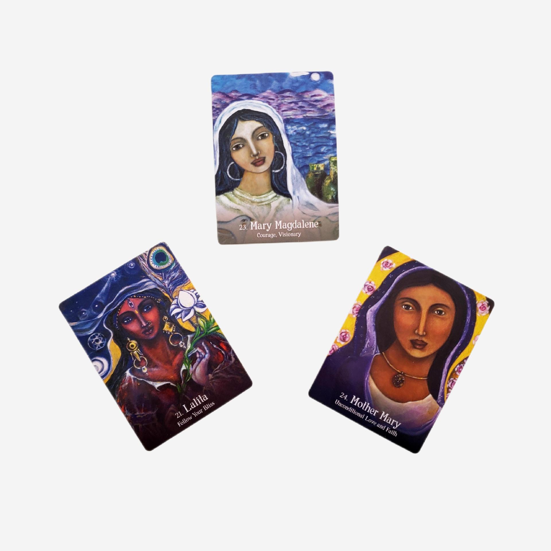 Sacred Mother And Goddesses Orakelkarten Für Partyspiele_voghion.com