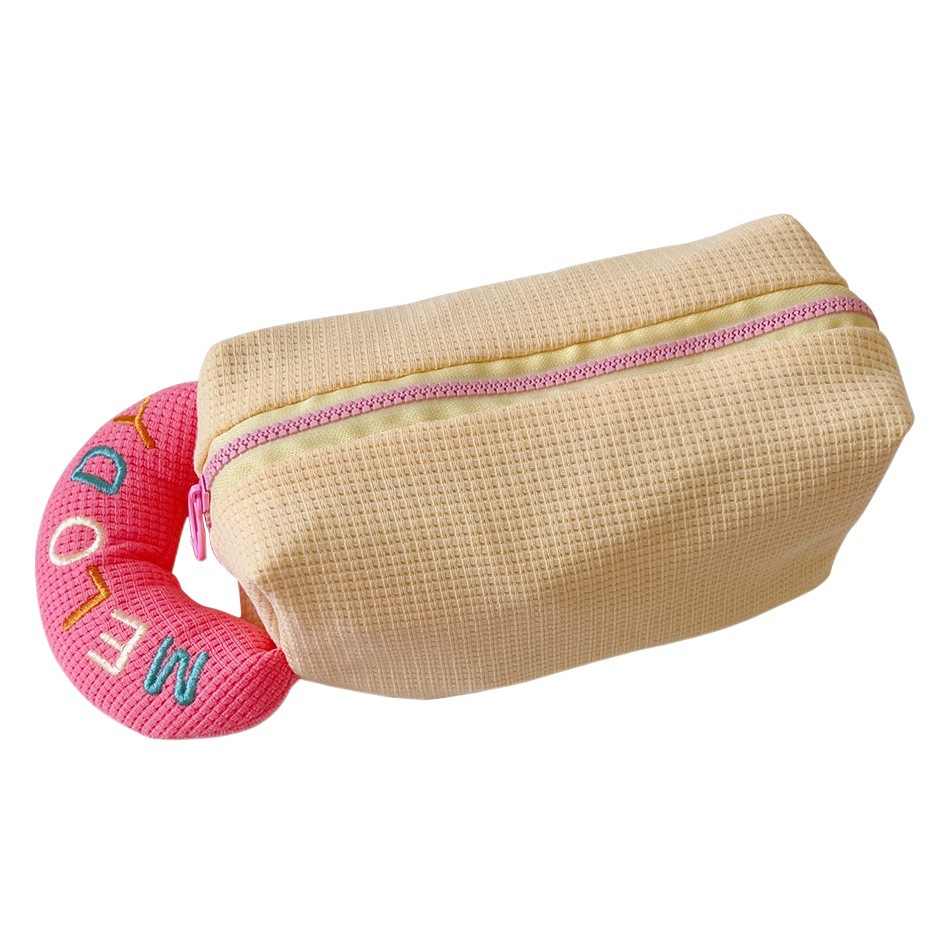 Tengyi Youpin macaron color caja de lápiz bolsa de almacenamiento de tela de gran capacidad embrague simple contraste color bolsa de cosméticos al por mayor