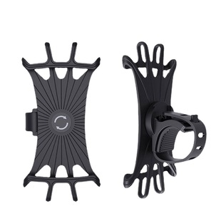 Bicycle silicone mobile phone bracket new large rotatable multi-function navigation electric car mobile phone holder spot