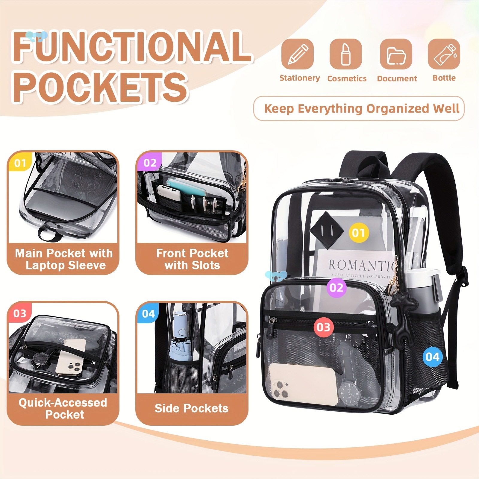 Backpacks Fashion Girls Leisure Backpacks Go Out transfronterizos