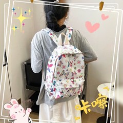2024小學生韓版可愛卡通印花大容量背包高中生大學生清新雙肩包