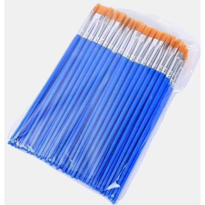 Игрушка, кукла из гипса, кисть для пигмента, гуашь, акрил
