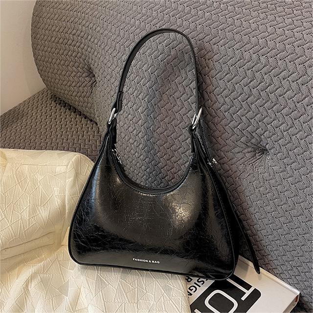 Nicho de alta calidad crack portátil pequeña bolsa para las mujeres 2023 nuevo otoño y el invierno de la moda bolsa de axilas todo-fósforo bolsa de hombro