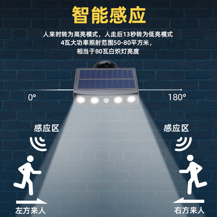 太阳能感应路灯