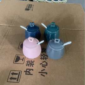 陶瓷调味瓶罐厨房用品调味盒盐罐糖味精胡椒调料盒家用辣椒调料罐