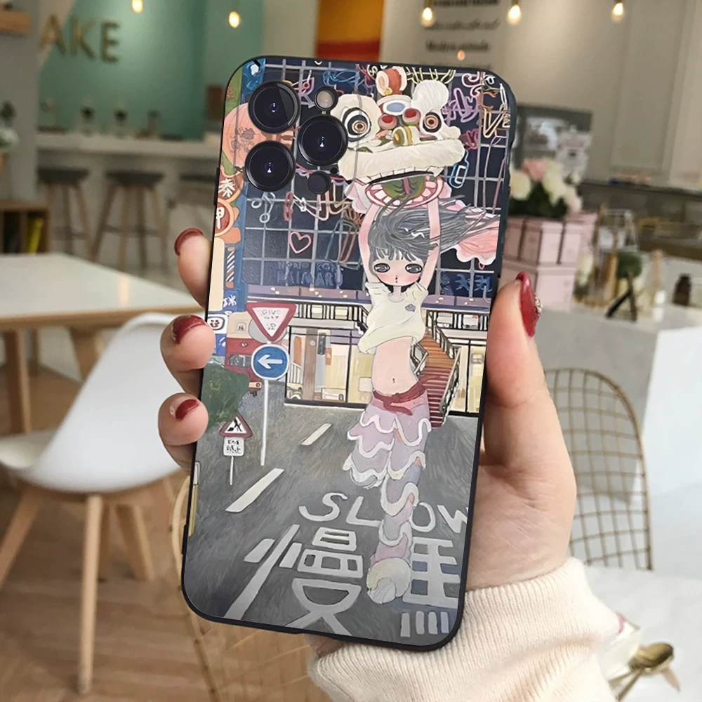 Совместимый чехол для Apple мобильного телефона Aya Takano чехол для iPhone 14 11 12 13 mini Pro ma