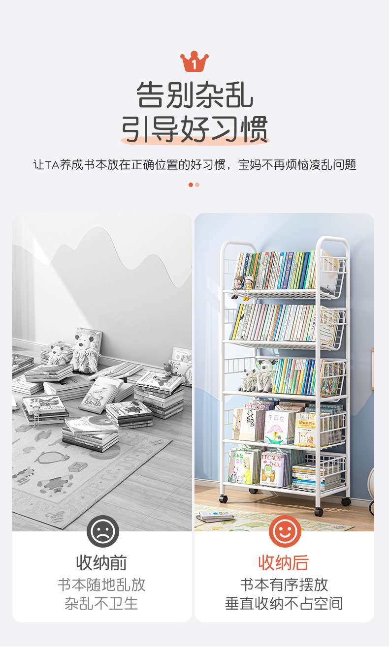 复制_儿童书架家用学生落地书柜可移动带轮置物架.jpg
