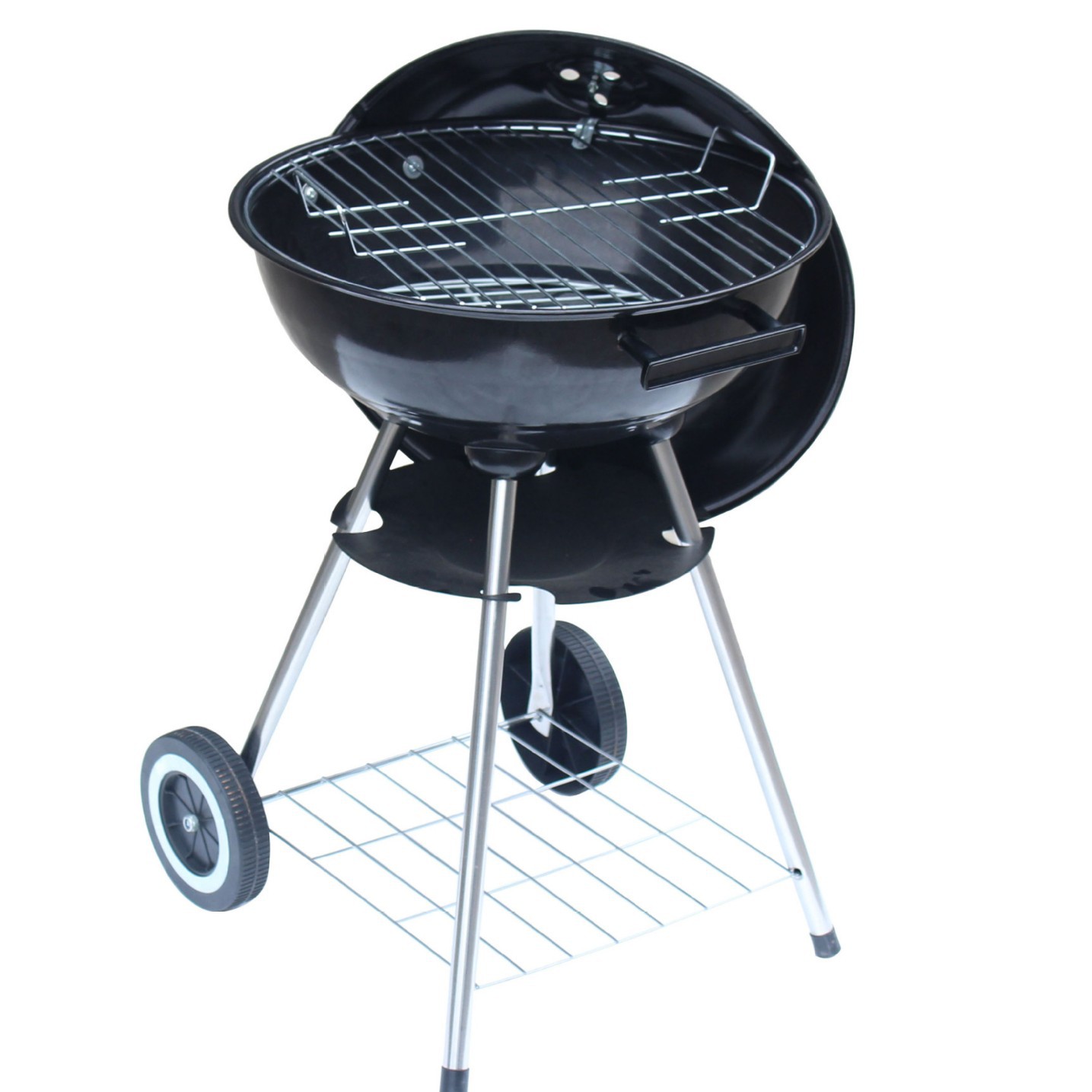 La producción de la fábrica de 17 pulgadas de cuatro patas de Apple estufa de 17 pulgadas de barbacoa Parrilla de carbón Parrilla de barbacoa de esmalte para hornear