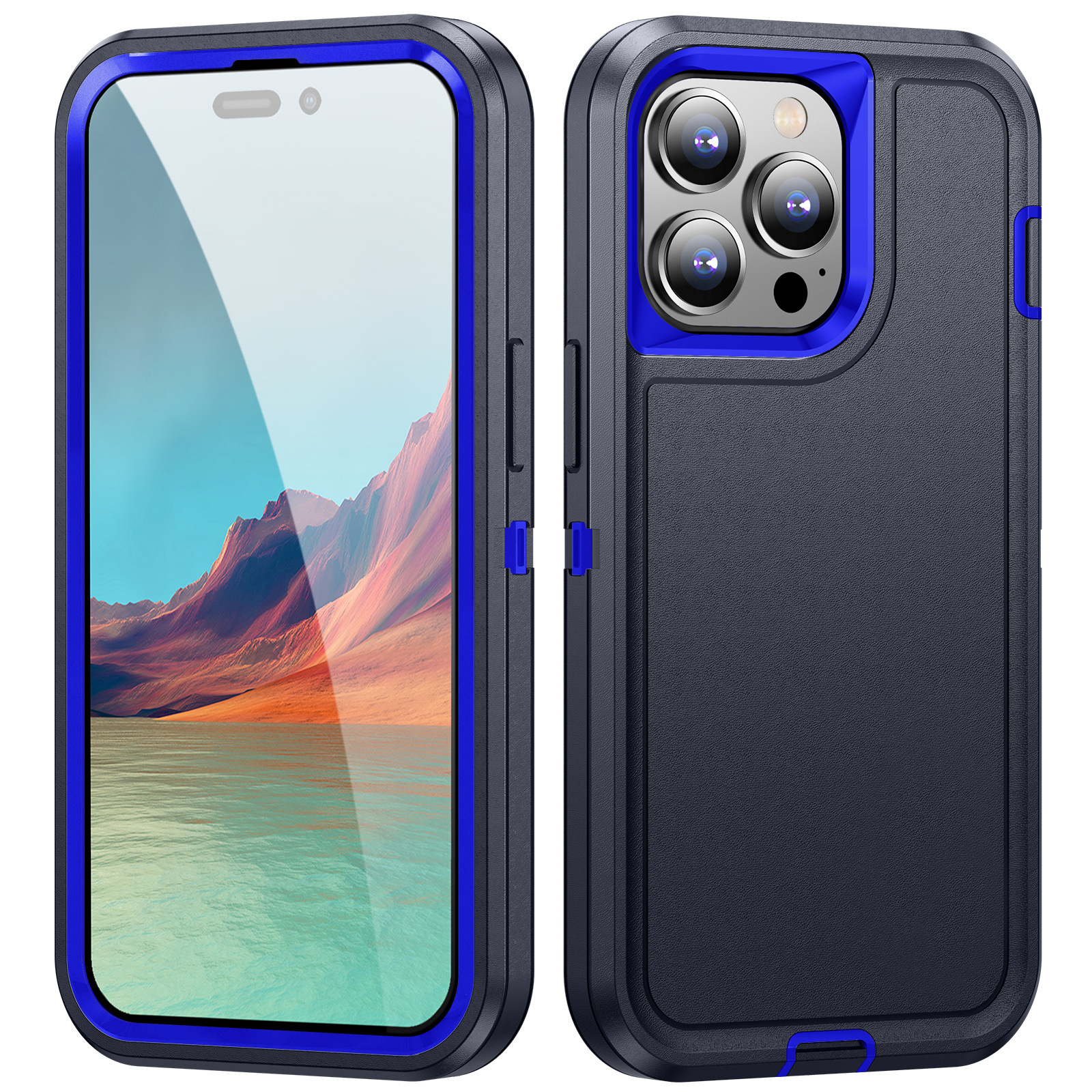 Funda protectora para teléfono móvil Apple 17 Pro Max, compatible con iPhone 16/15/14, anticaídas, con superficie plana y triple protección. image 8