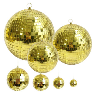 Chenlin Disco Ball Bar Wedding Decoration Reflective Glass Golden Mirror Ball Colorful Christmas Decoration Christmas