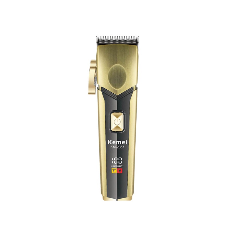 Kemei Kemei cortador de pelo digital LED tijeras eléctricas domésticas ajustables cortadoras de pelo tijeras eléctricas