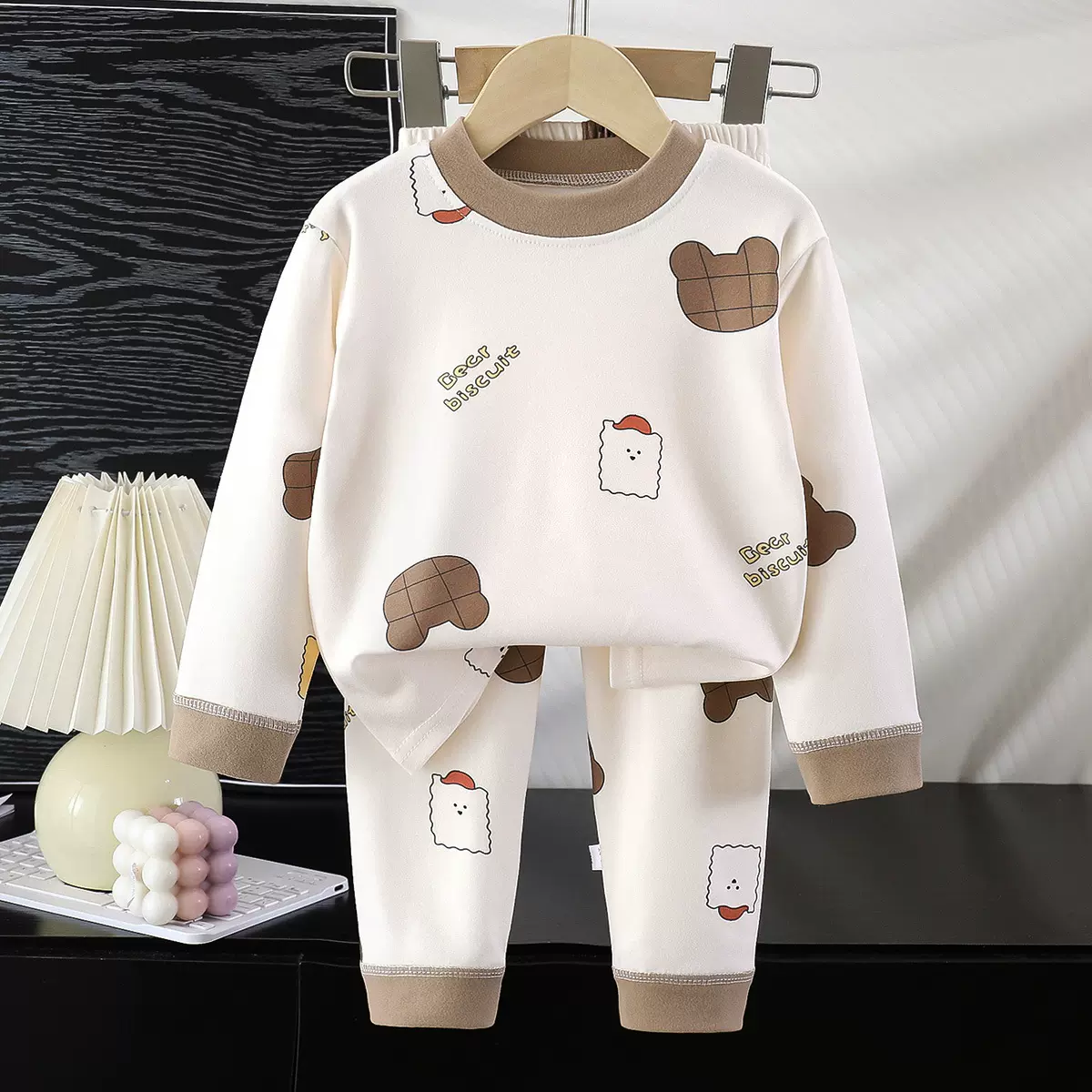 儿童德绒秋衣秋裤套装秋冬季新款男童保暖内衣套装女童家居服童装