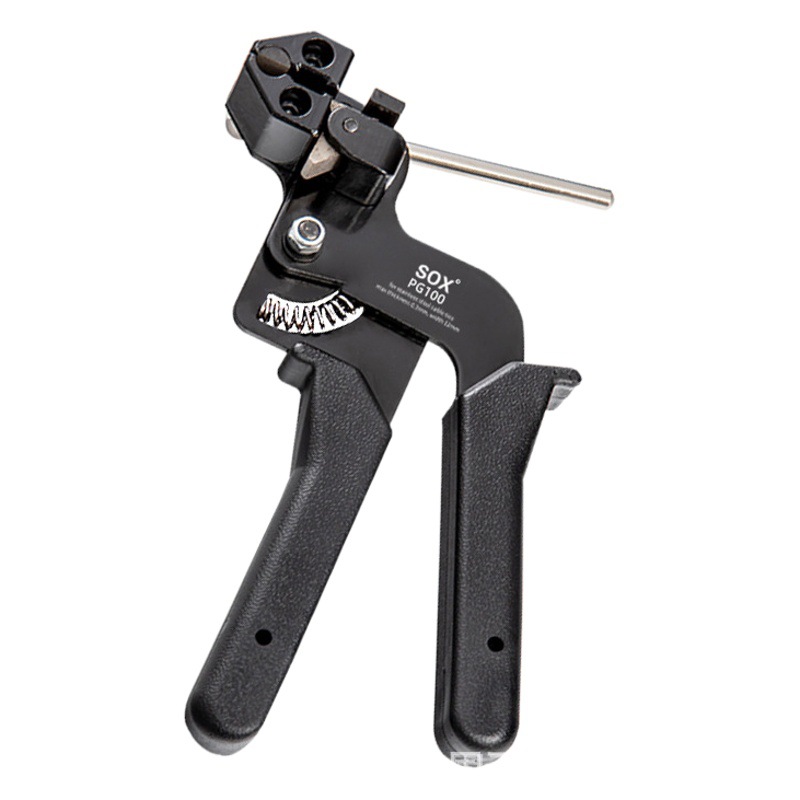 Alicates para Bridas de Acero Inoxidable para Comercio Exterior Transfronterizo, Cierre Automático, Pistola Cortadora de Cables Marinos