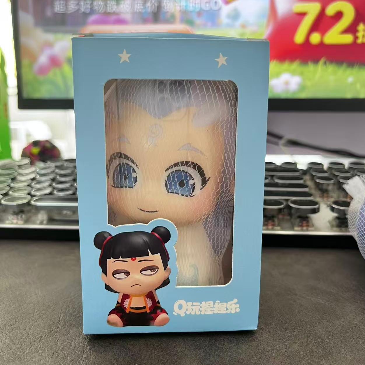 Pequeño dragón de leche pellizco pellizco lento rebote burbuja dragón juguetes niños niñas desempaquetar artefactos mágicos decoración de cabal